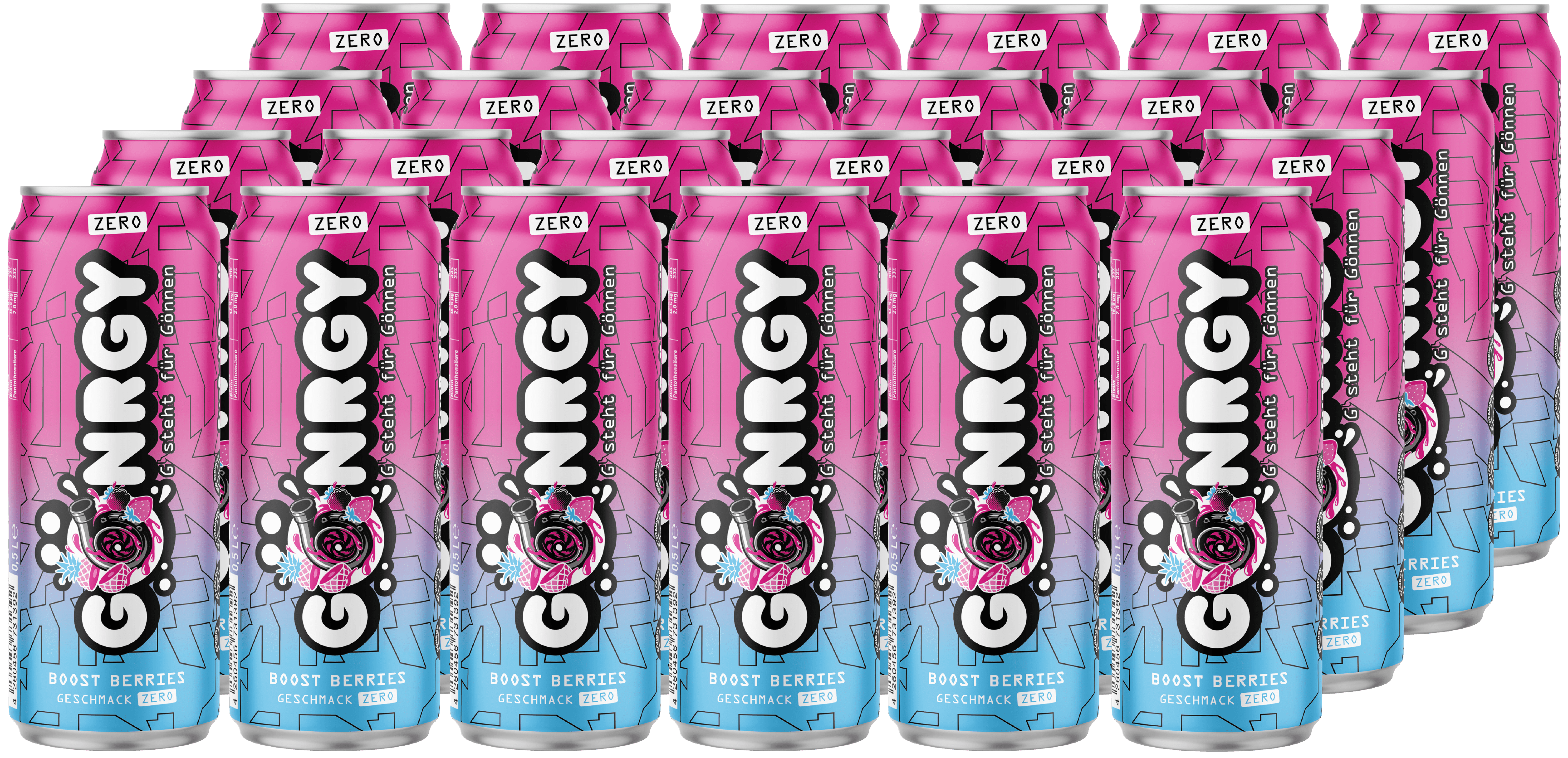 Gönrgy Boost Berries Zero Limited Edition #6 (24 x 0.5 l)
