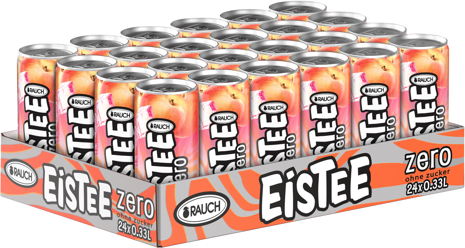 Rauch Eistee Pfirsich Zero (24 x 0.33 l)