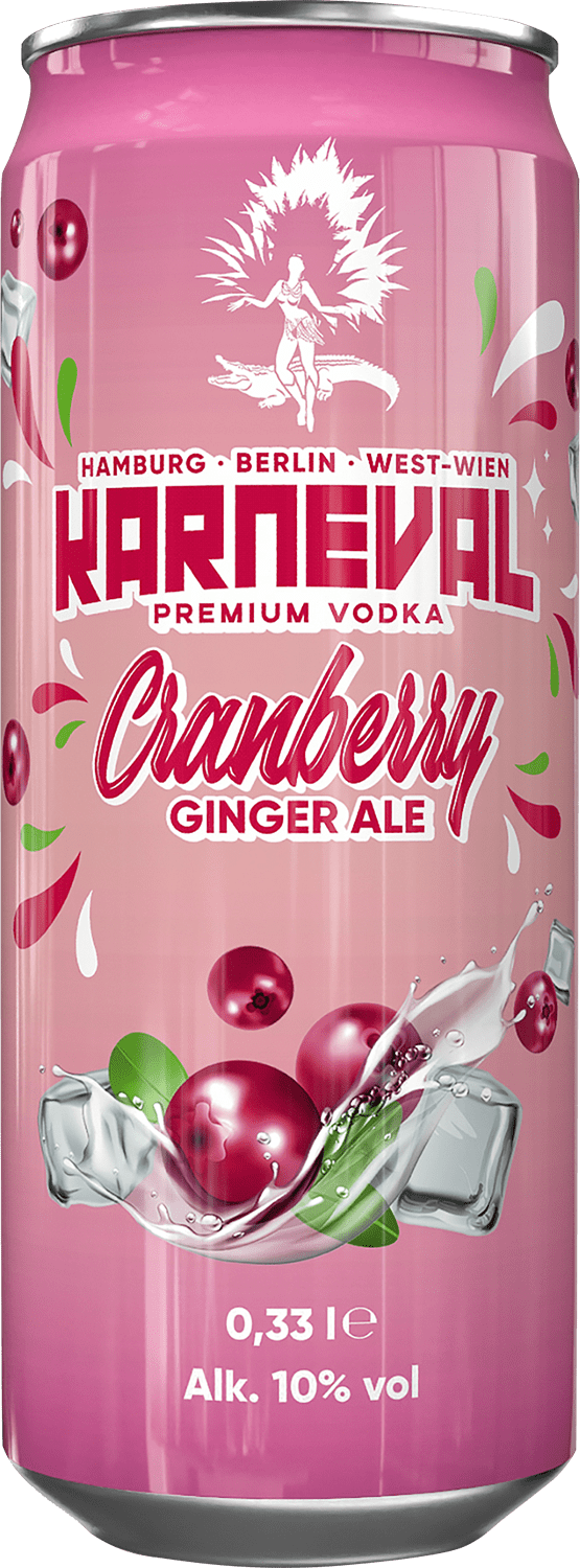 Karneval Vodka Ginger Ale (1 x 0.33 l)