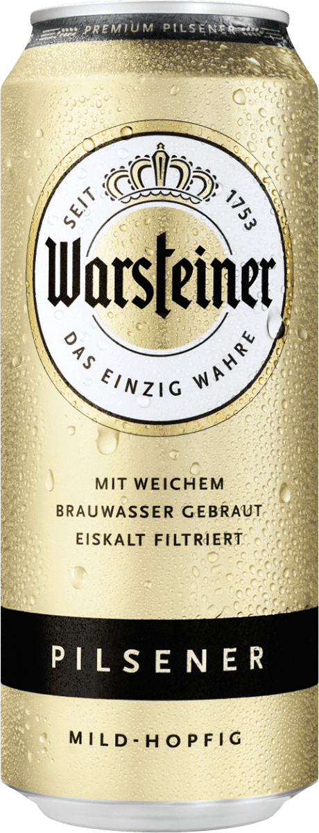 Warsteiner Premium Pils (1 x 0.5 l)