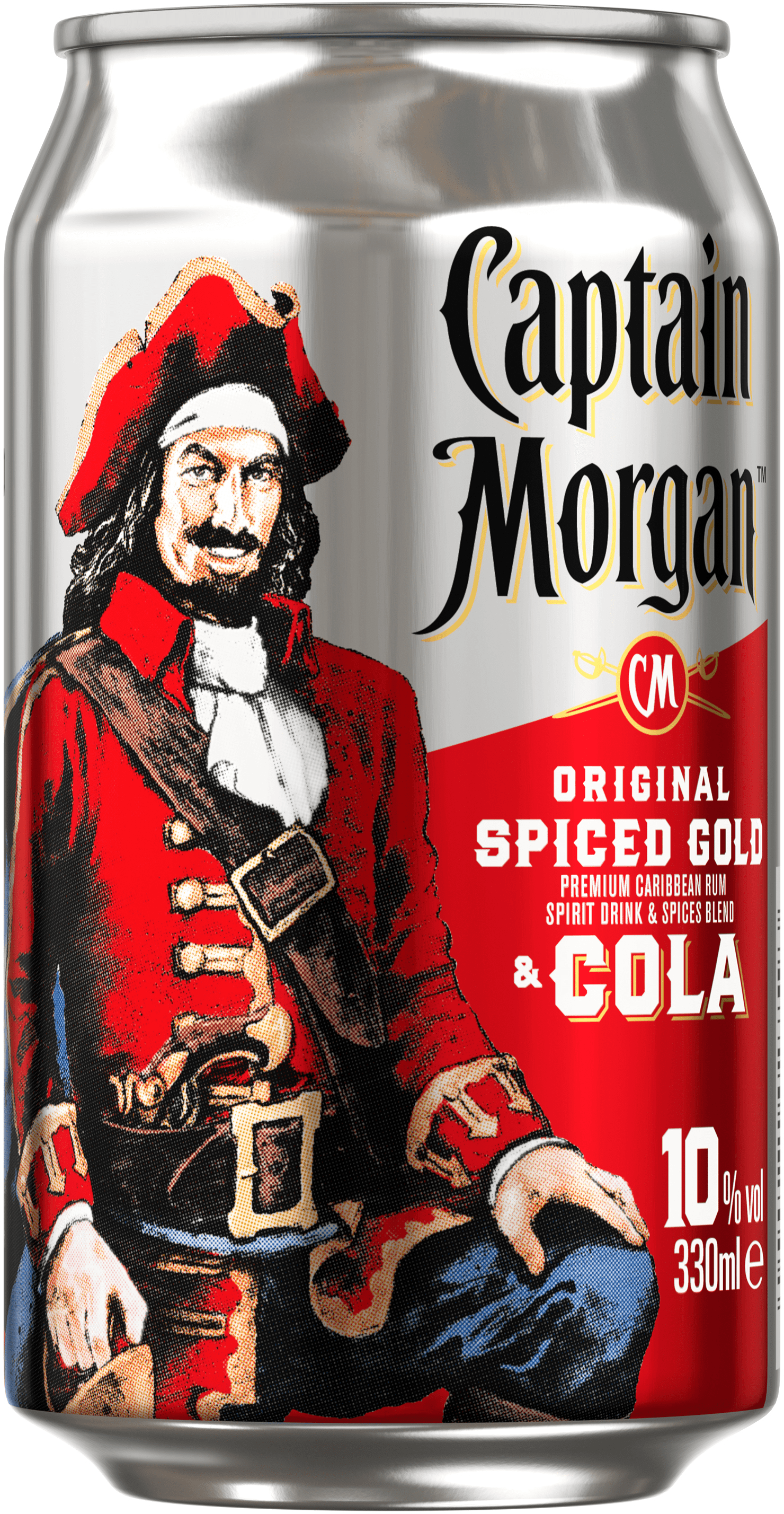 Captain Morgan Spiced & Cola (1 x 0.33 l)