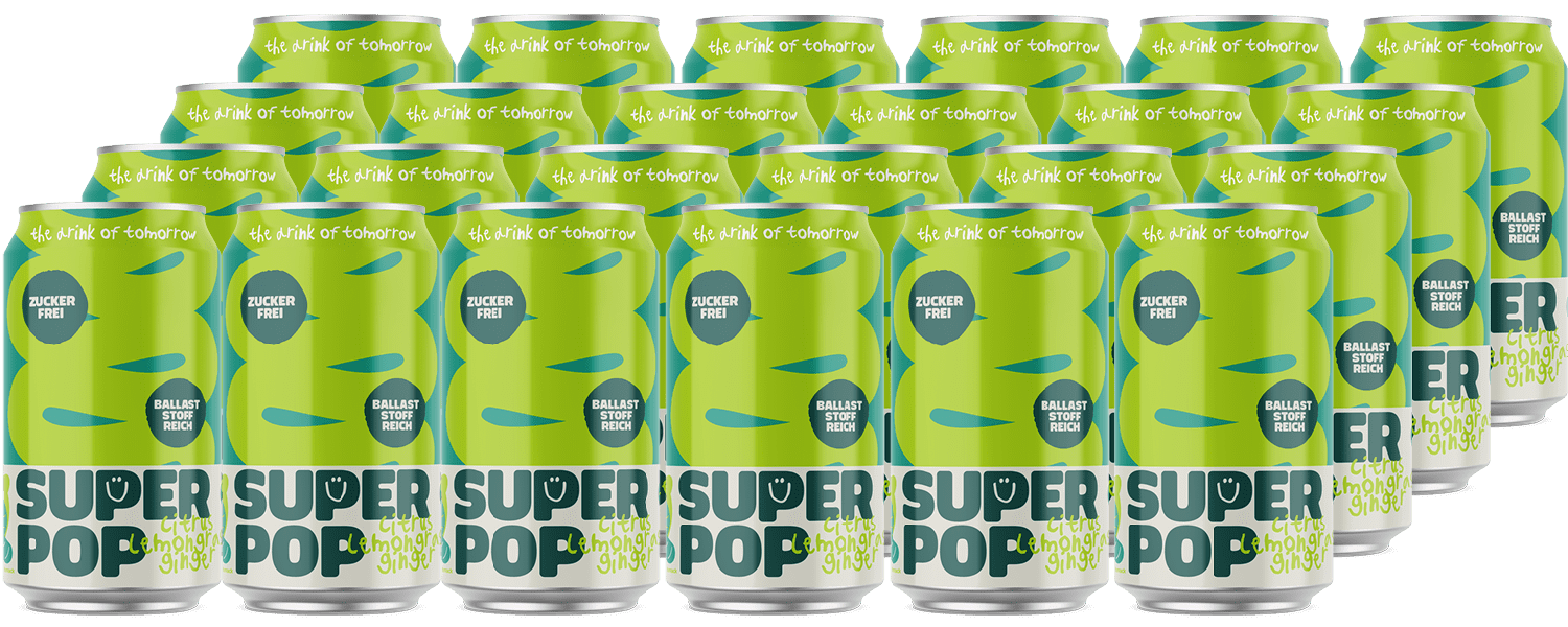 Super Pop Citrus-Zitronengras-Ingwer Super Pop Citrus-Zitronengras-Ingwer (24 x 0.33 l)