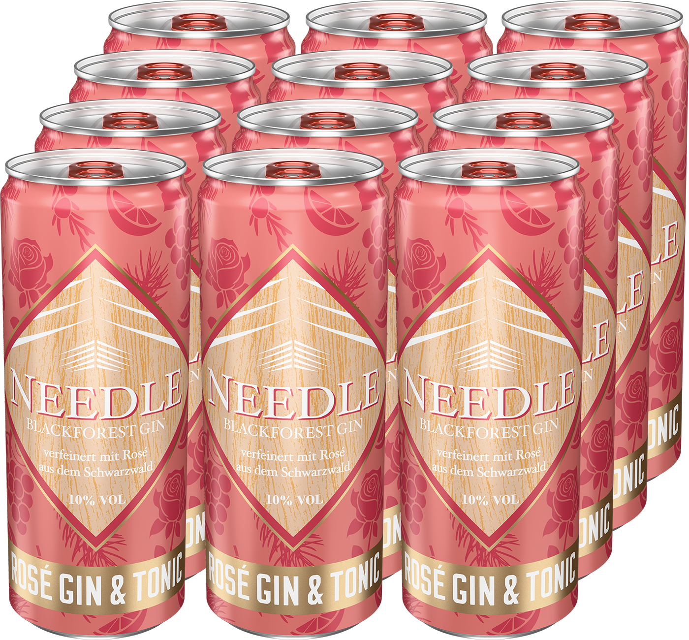 Needle Rosé Gin & Tonic (12 x 0.33 l)