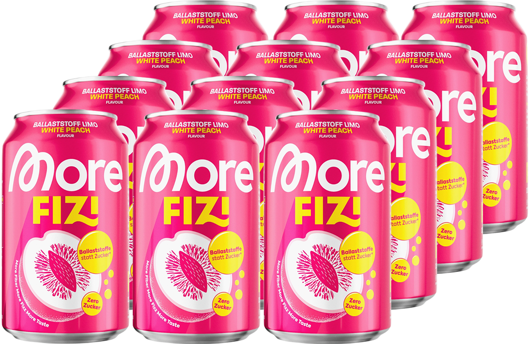 More Fizi White Peach (12 x 0.33 l)