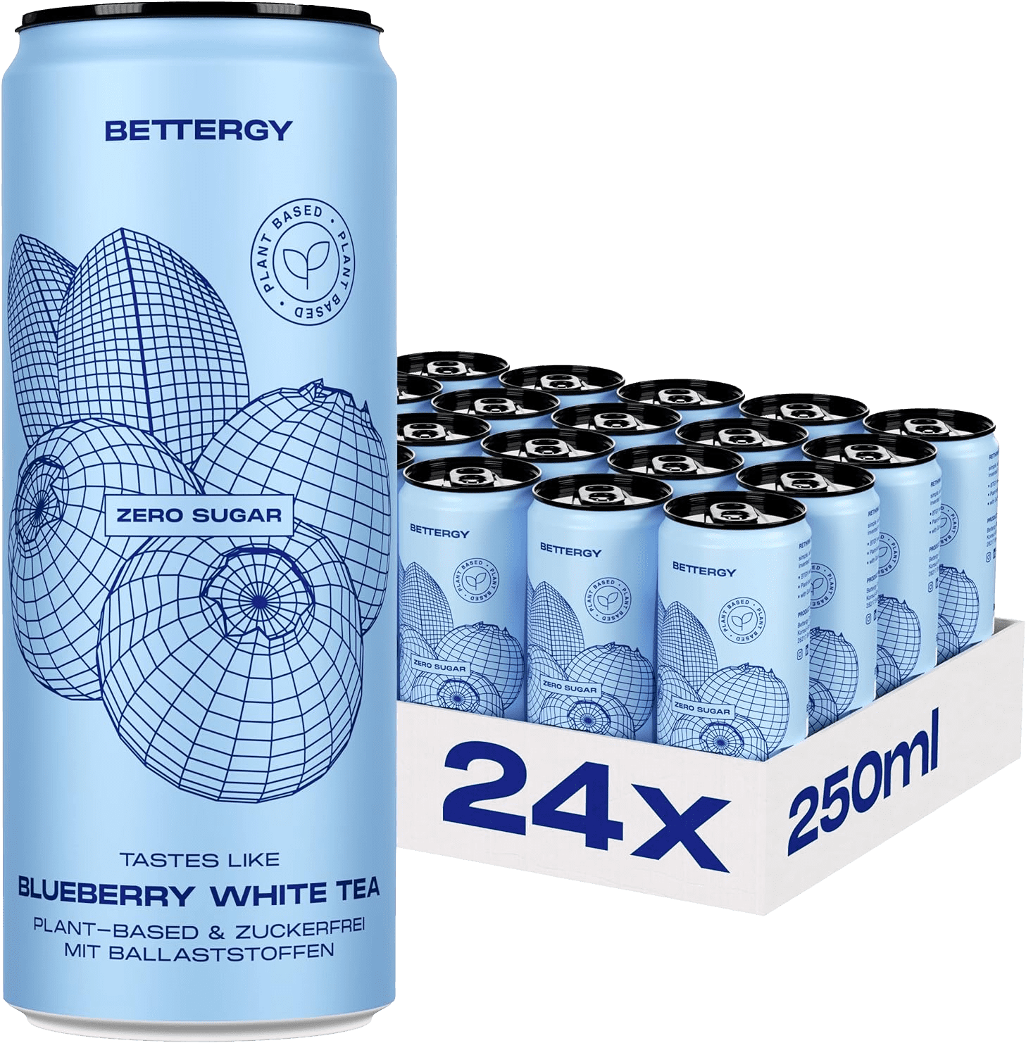 Bettergy Blueberry White Tea (24 x 0.25 l)