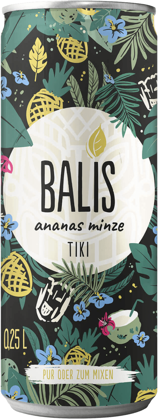 Balis Tiki Ananas Minze (1 x 0.25 l)