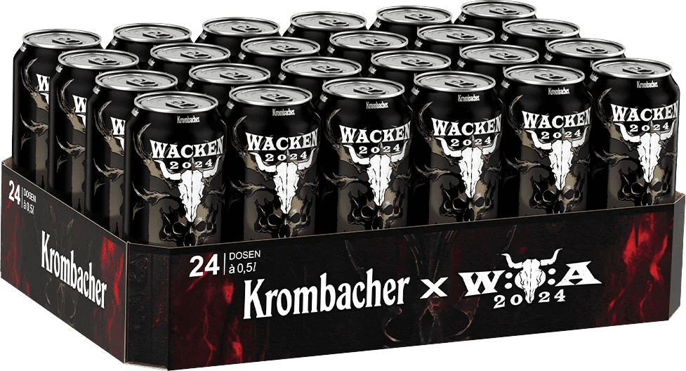 Krombacher Pils Wacken Edition (24 x 0.5 l)