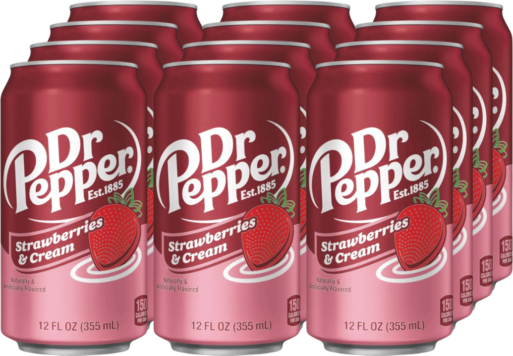 Dr. Pepper Strawberry & Cream Import (12 x 0.355 l)