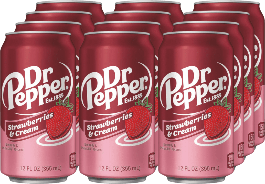 Dr. Pepper Strawberry & Cream Import Dr. Pepper Strawberry & Cream Import (12 x 0.355 l)