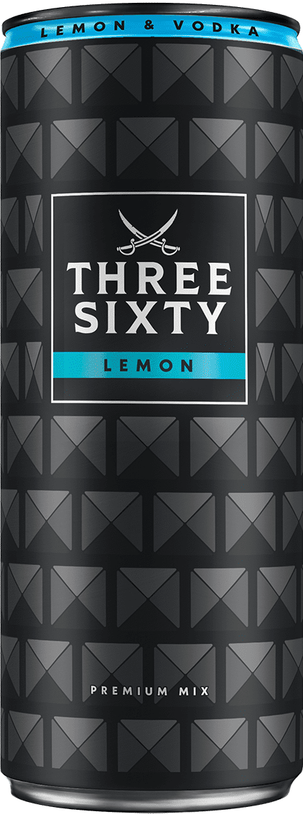 Three Sixty Vodka & Lemon  (1 x 0.33 l)