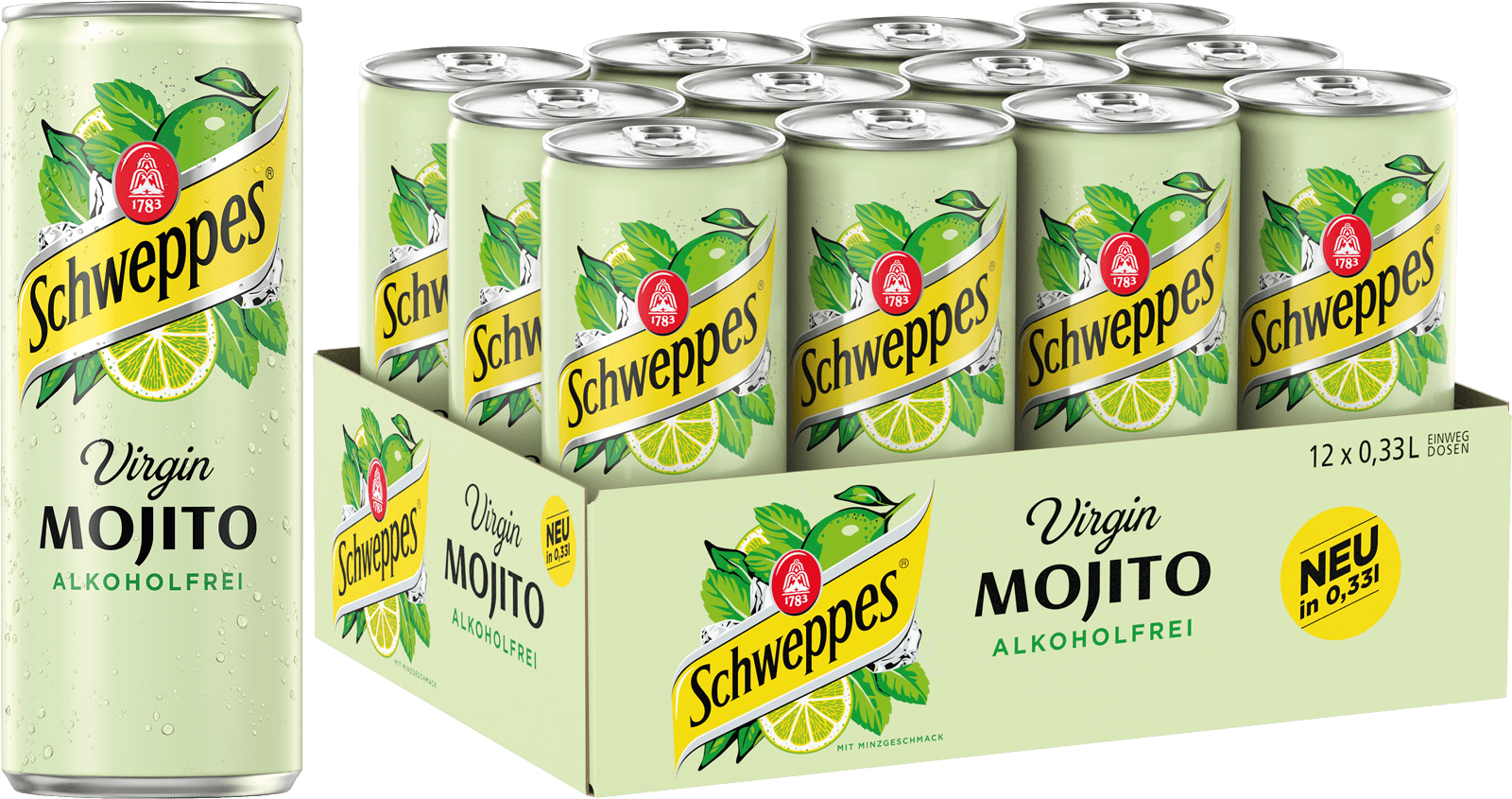 Schweppes Virgin Mojito  (12 x 0.33 l)