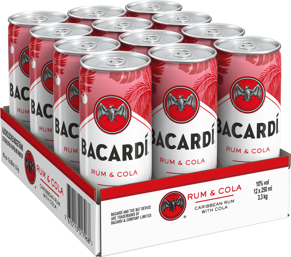 Bacardi & Cola Bacardi & Cola (12 x 0.25 l)