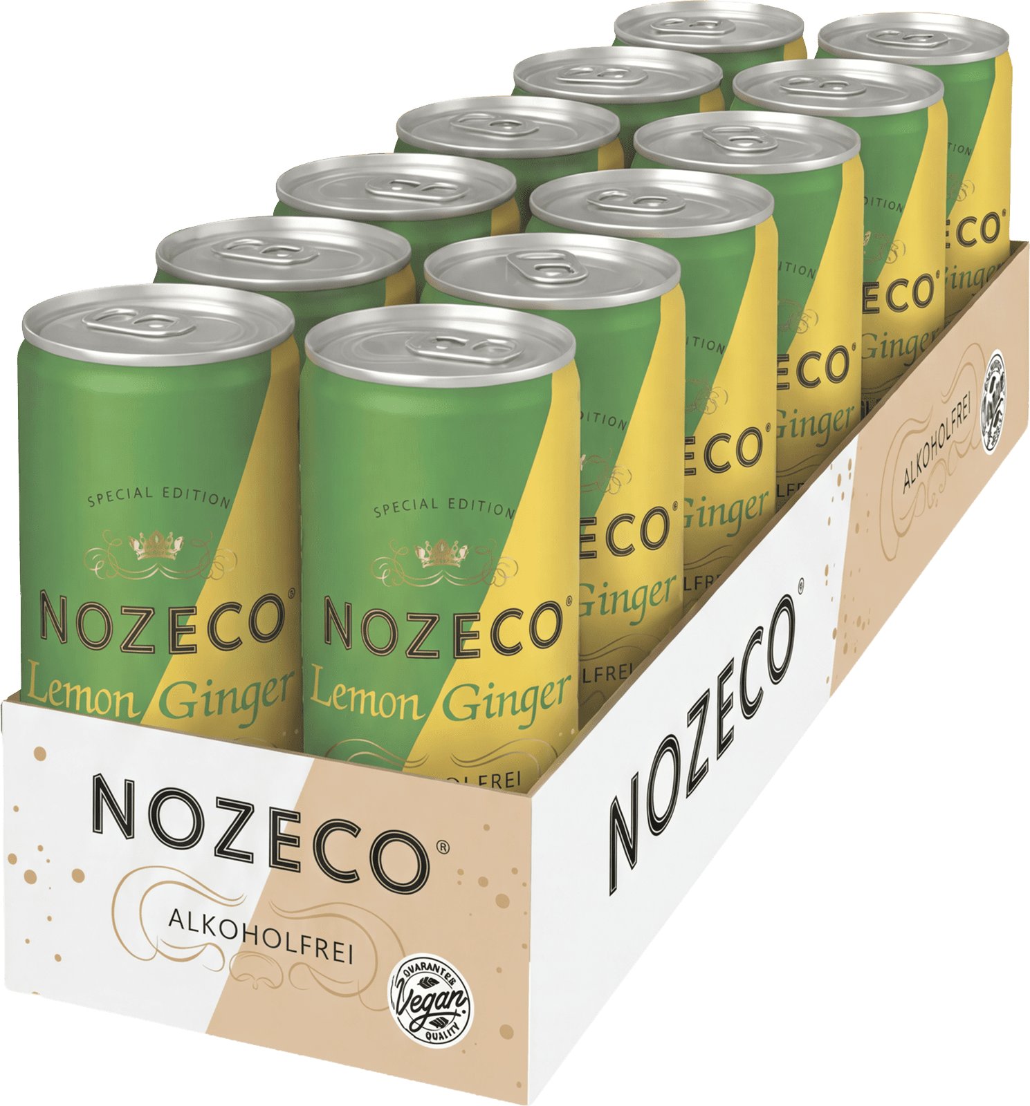 Nozeco Lemon Ginger alkoholfrei (12 x 0.2 l)