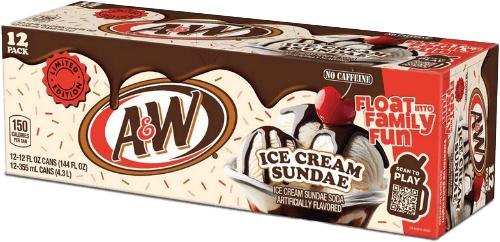 A&W Ice Cream Sundae (12 x 0.355 l)