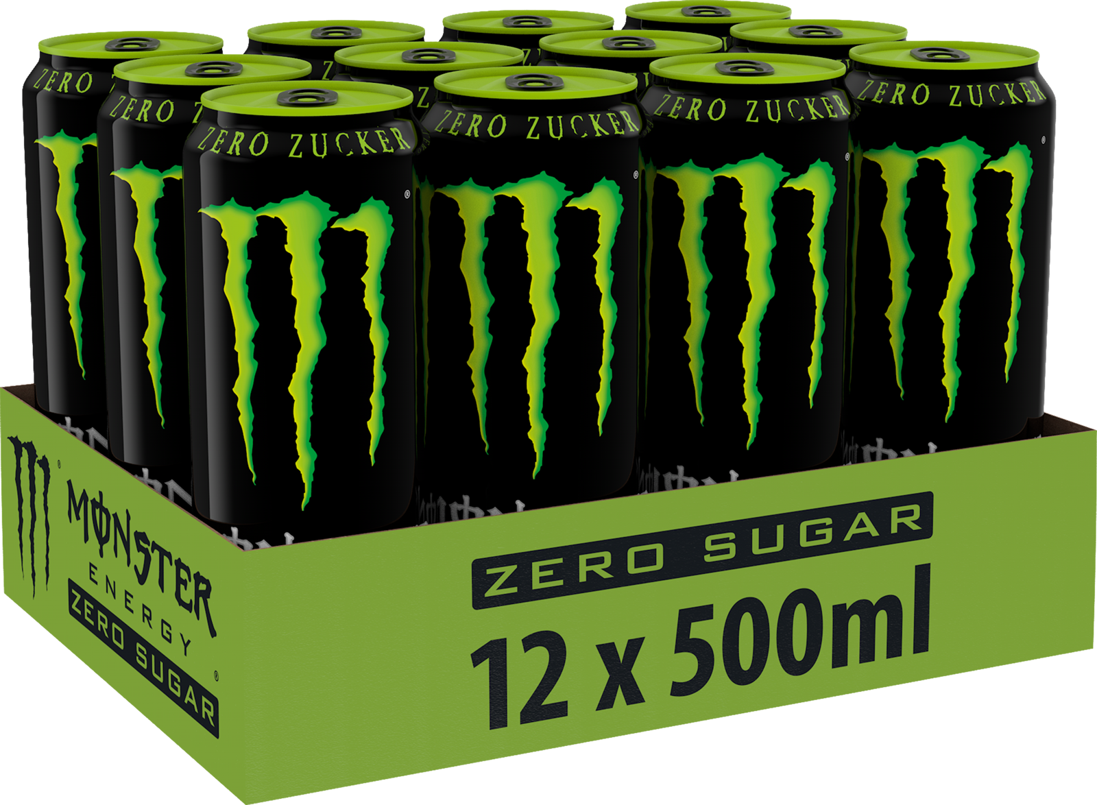 Monster Energy Green Zero Sugar (12 x 0.5 l)