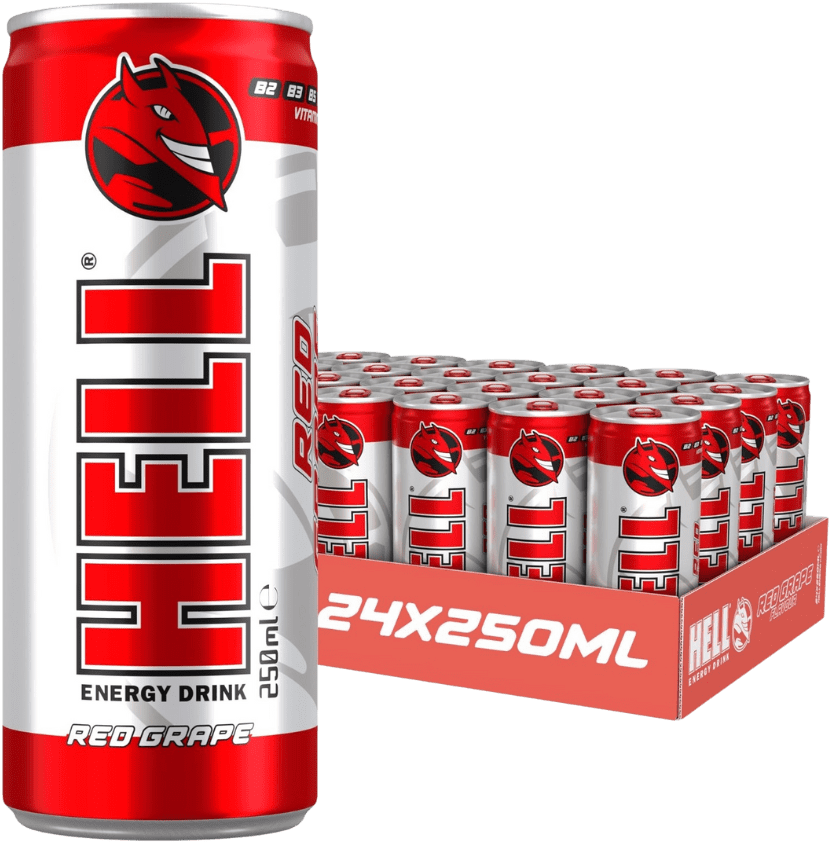 Hell Energy Red Grape Hell Energy Red Grape (24 x 0.25 l)