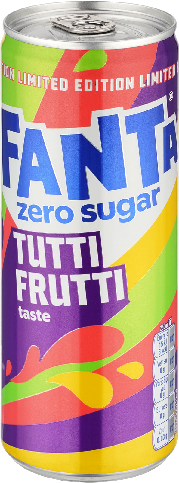 Fanta Zero Sugar Tutti Frutti Import (1 x 0.25 l)