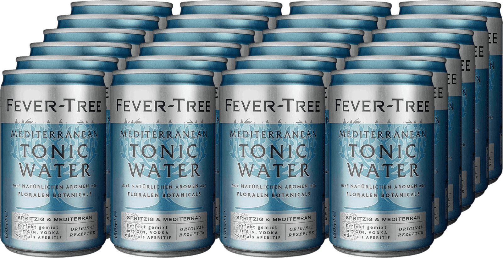 Fever Tree Mediterranean Tonic Water (24 x 0.15 l)