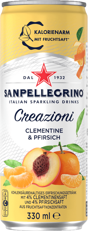 San Pellegrino Creazioni Clementine & Pfirsich (1 x 0.33 l)