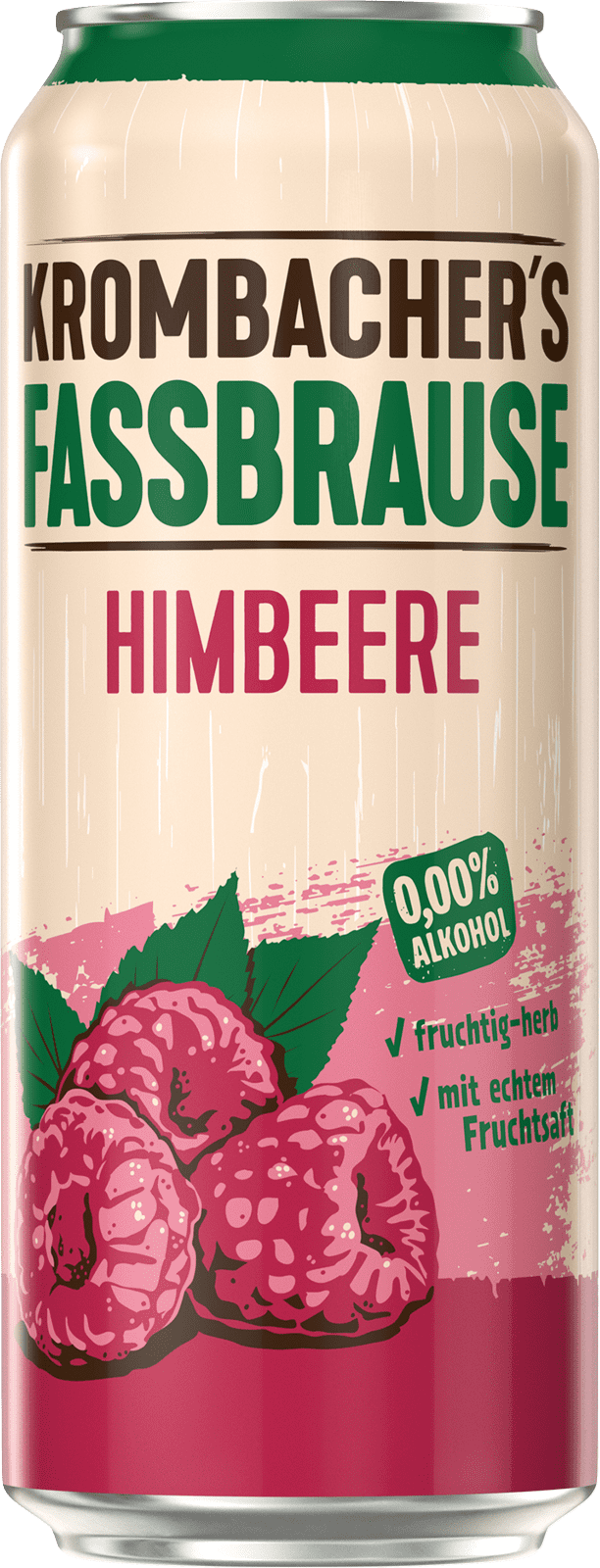 Krombacher's Fassbrause Himbeere (1 x 0.5 l)