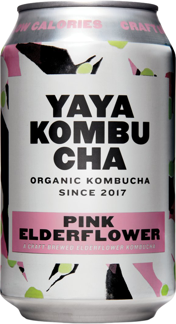 Yaya Kombucha Pink Elderflower (1 x 0.33 l)