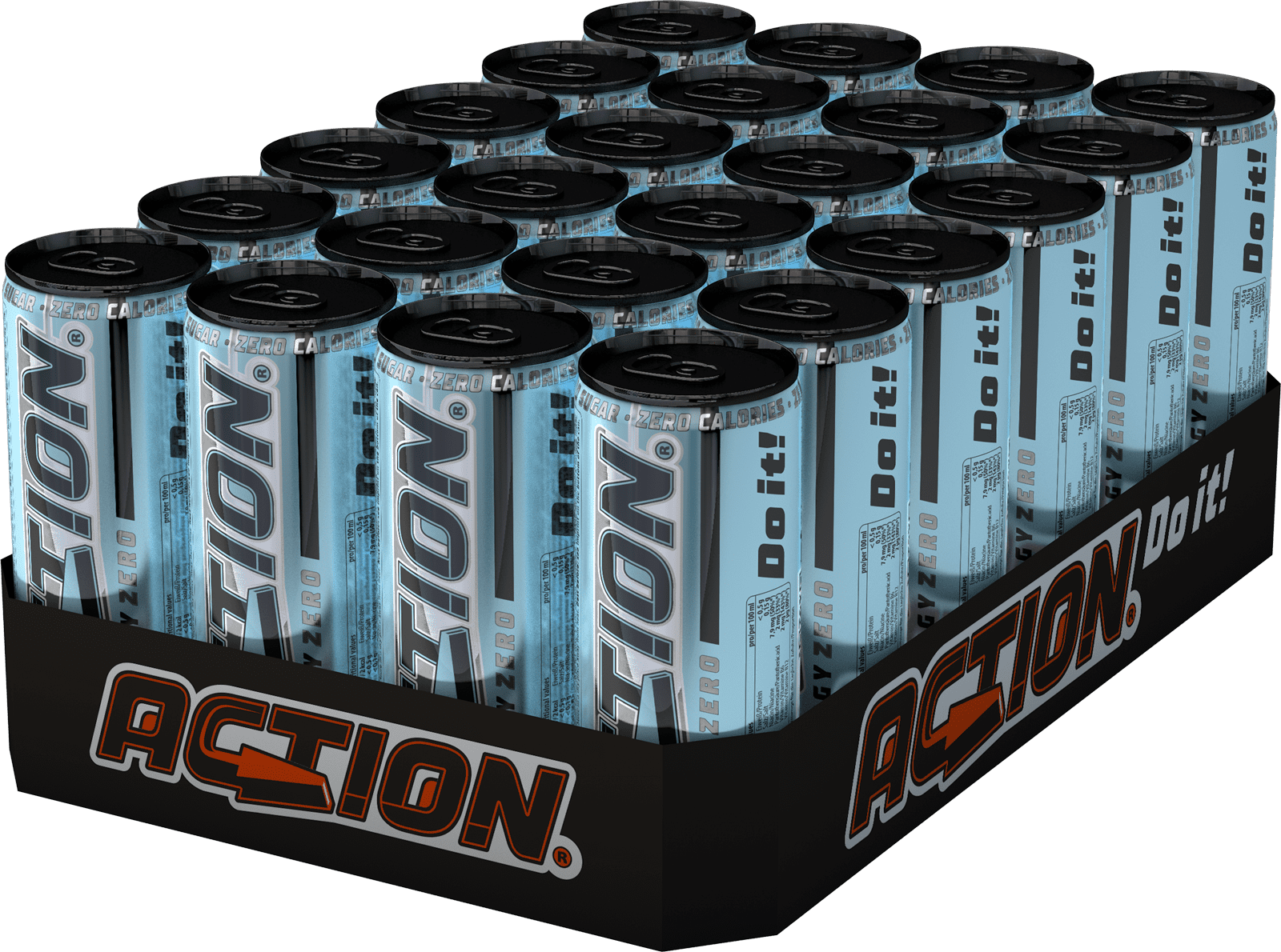 Action Energy Zero Action Energy Zero (24 x 0.25 l)