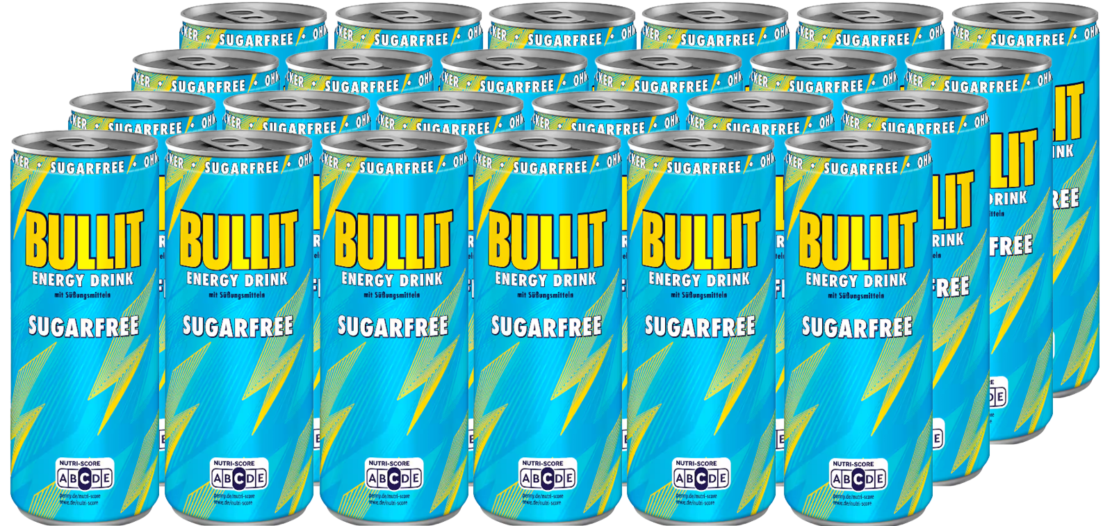 Bullit Energy Drink Sugar Free (24 x 0.33 l)