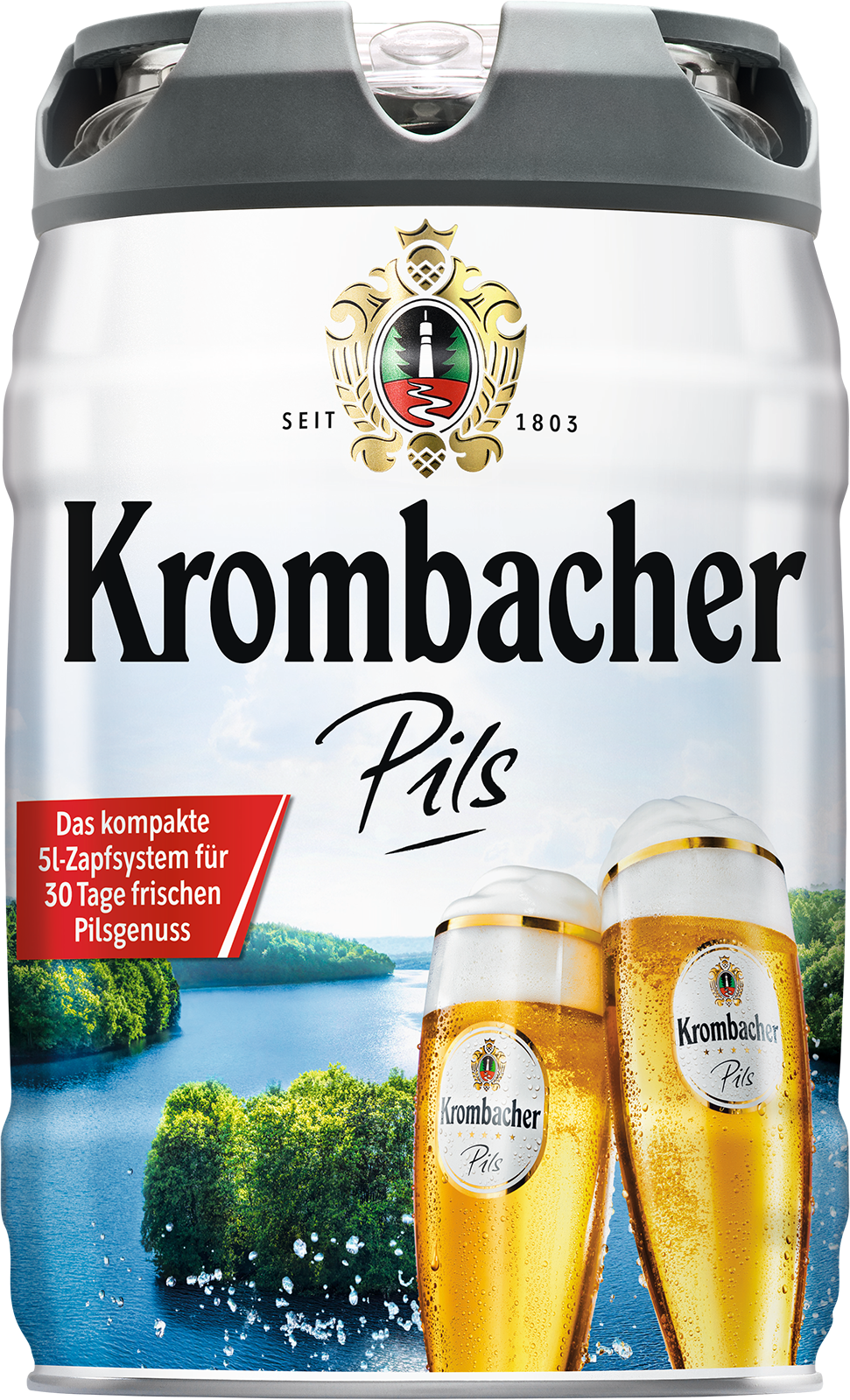 Krombacher Pils Frische-Fass Krombacher Pils Frische-Fass (1 x 5.0 l)