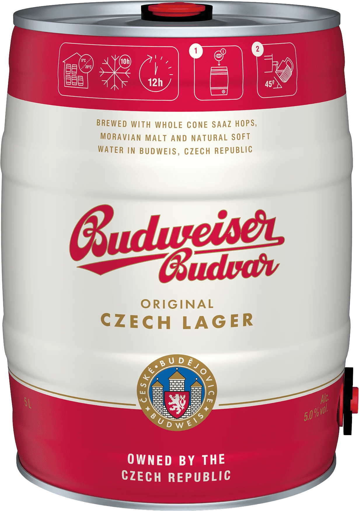 Budweiser 5L Frischefass kaufen bei Dosenmatrosen.de