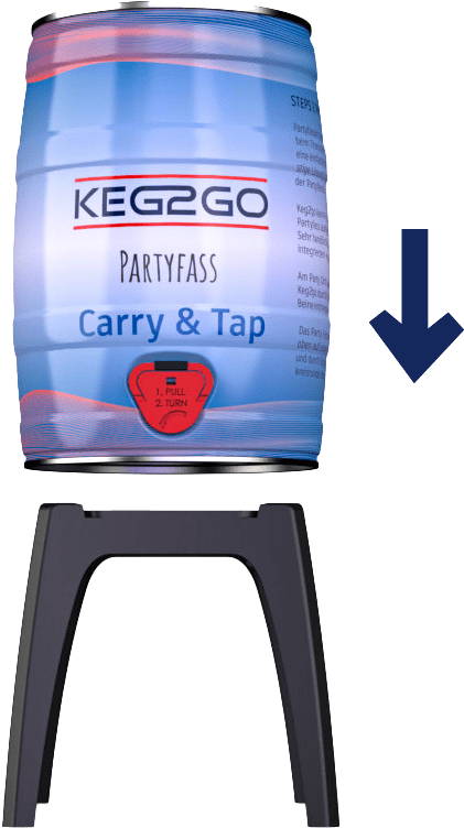 Keg2Go Partyfass-Halterung (mood x 1.0 l)