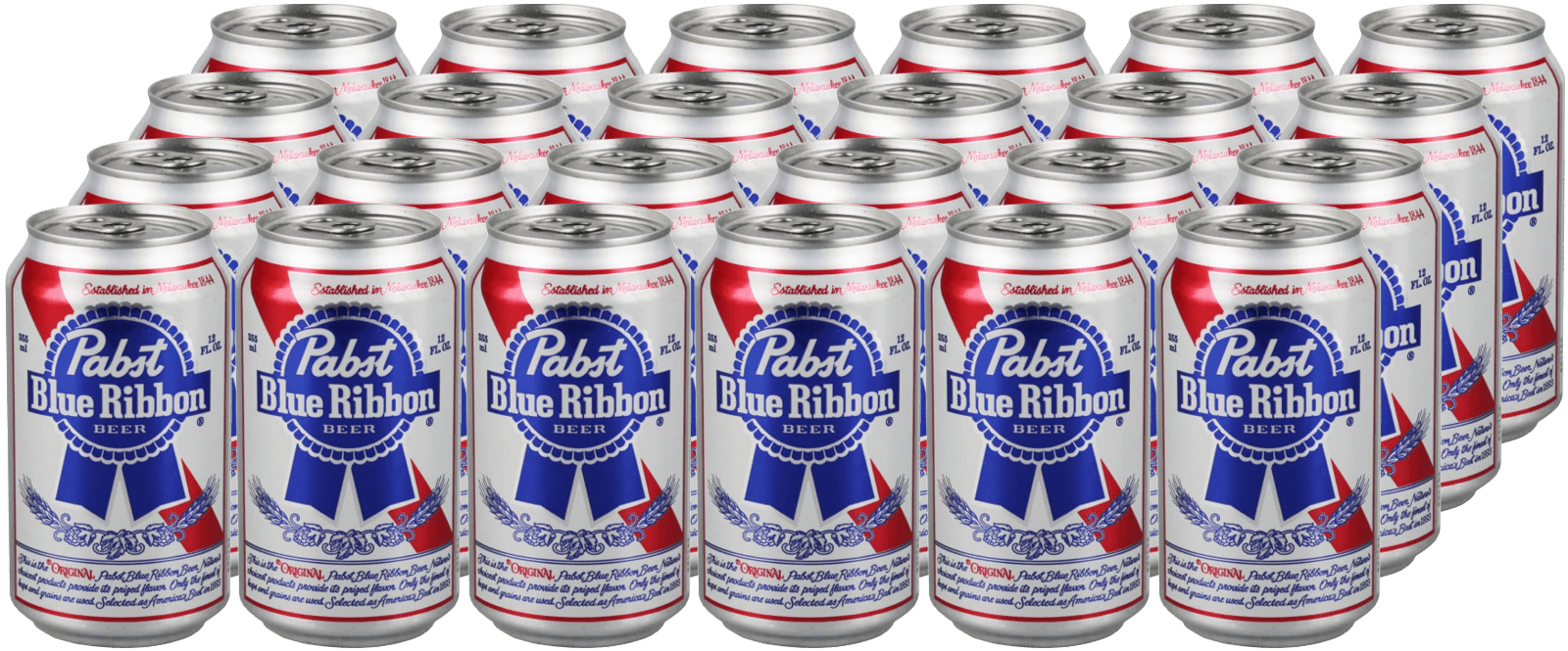 Pabst Blue Ribbon Beer Import (24 x 0.355 l)