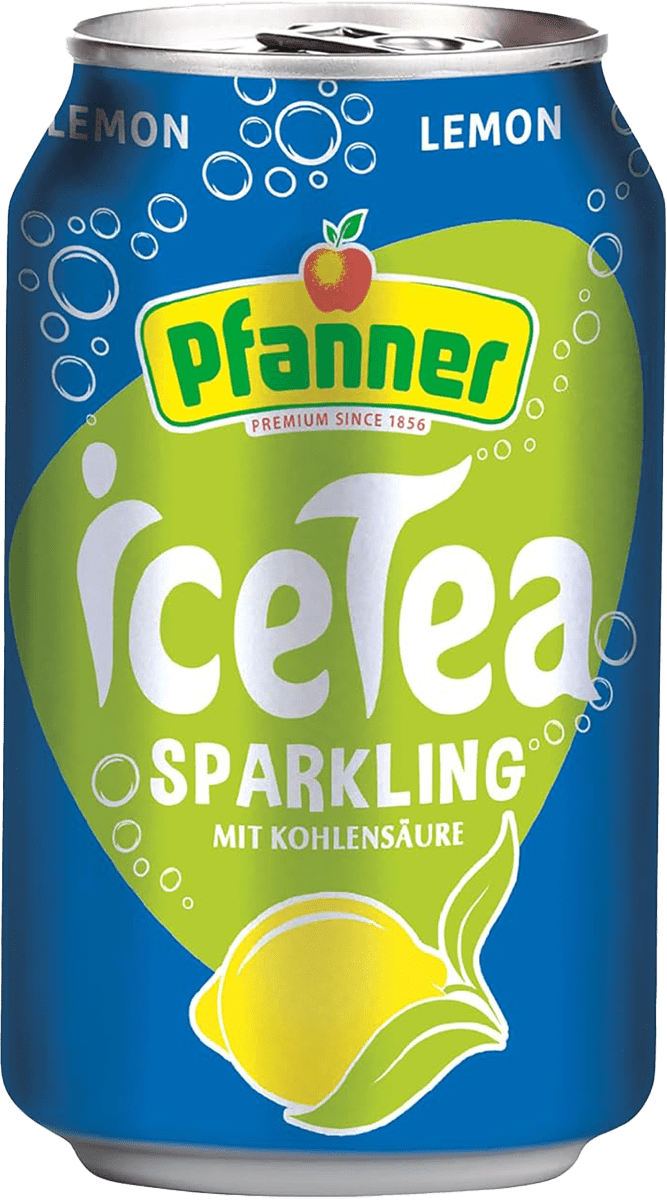 Pfanner Eistee Lemon Sparkling (1 x 0.33 l)