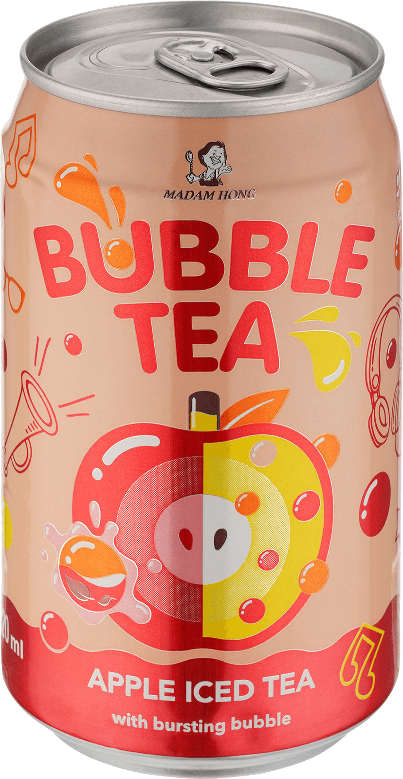 Madam Hong Bubble Tea Apple (1 x 0.32 l)