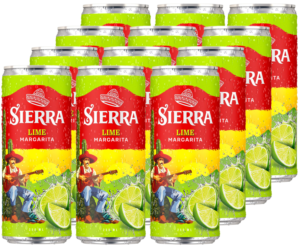 Sierra Lime Margarita (12 x 0.25 l)