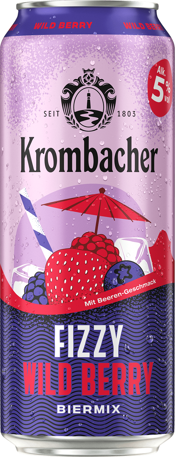Krombacher Fizzy Wild Berry Biermix (1 x 0.5 l)