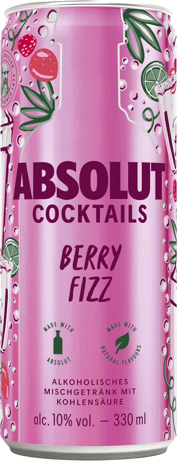 Absolut Cocktails Berry Fizz Absolut Cocktails Berry Fizz (1 x 0.33 l)