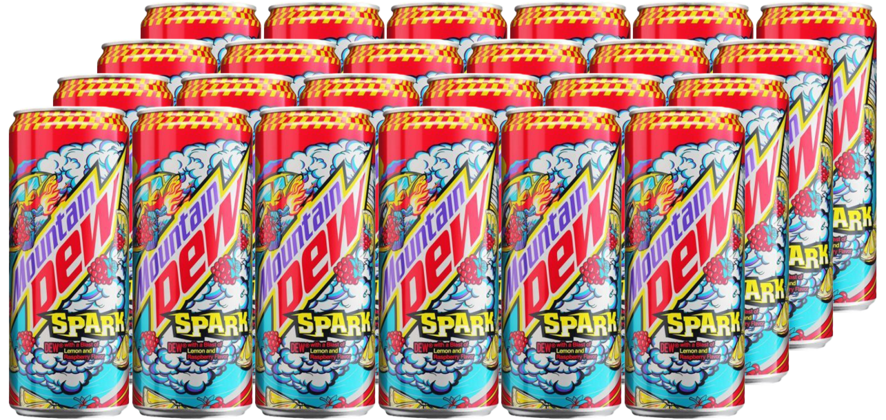 Mountain Dew - Spark Lemon & Raspberry  Import (24 x 0.33 l)