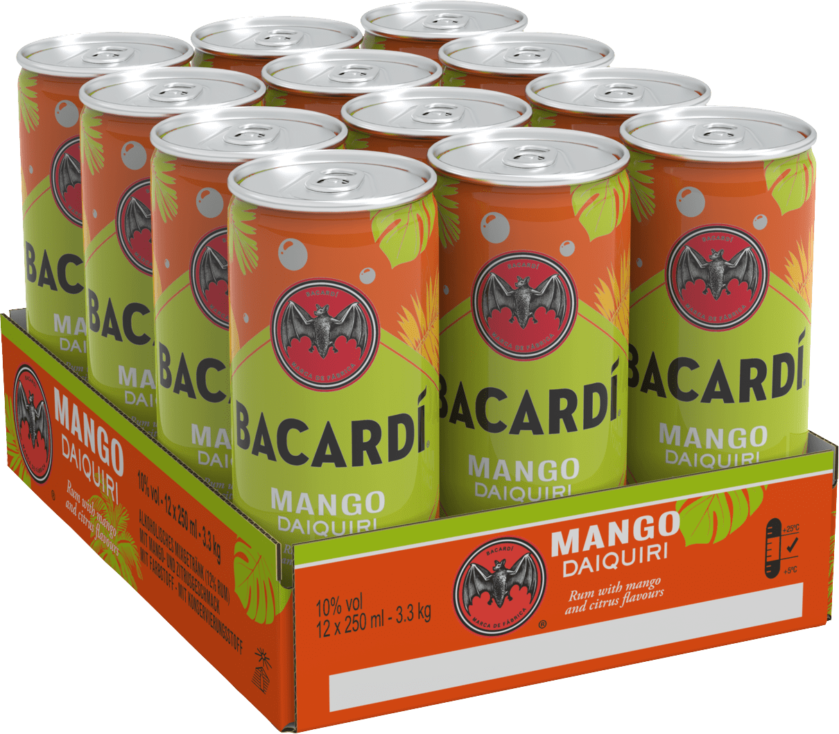 Bacardi Mango Daiquiri (12 x 0.25 l)